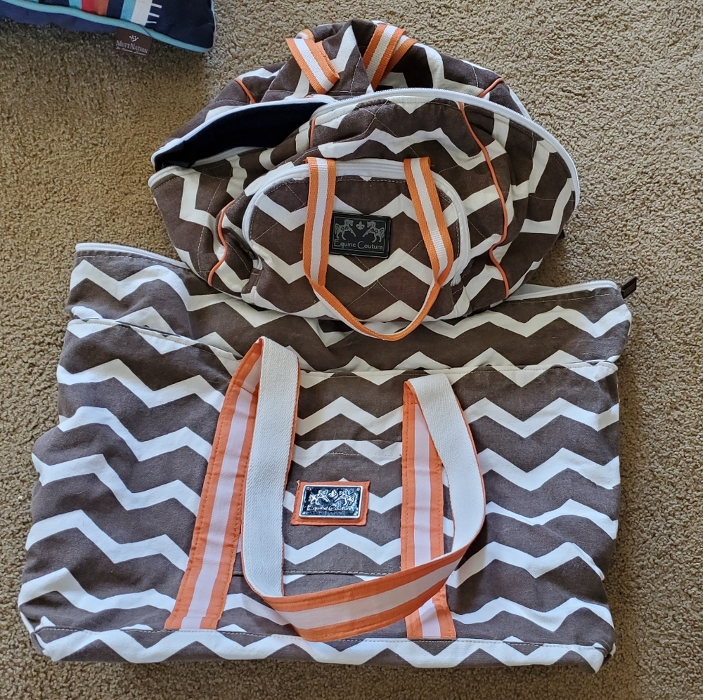 Equine couture tote helmet bag